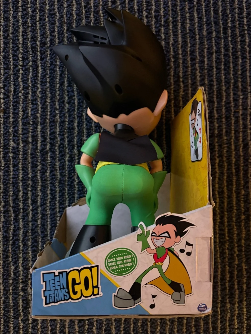 NIB NEW DC Comics Teen Titans Go Booty Scooty Robin Dancing Figure Music